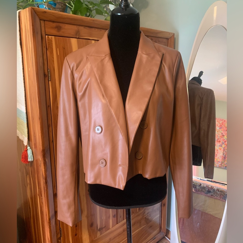 Philosophy Faux Leather Jacket NWT